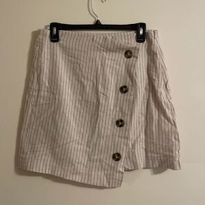 BOUTIQUE SKIRT W/ STRIPES & BUTTONS (MEDIUM)